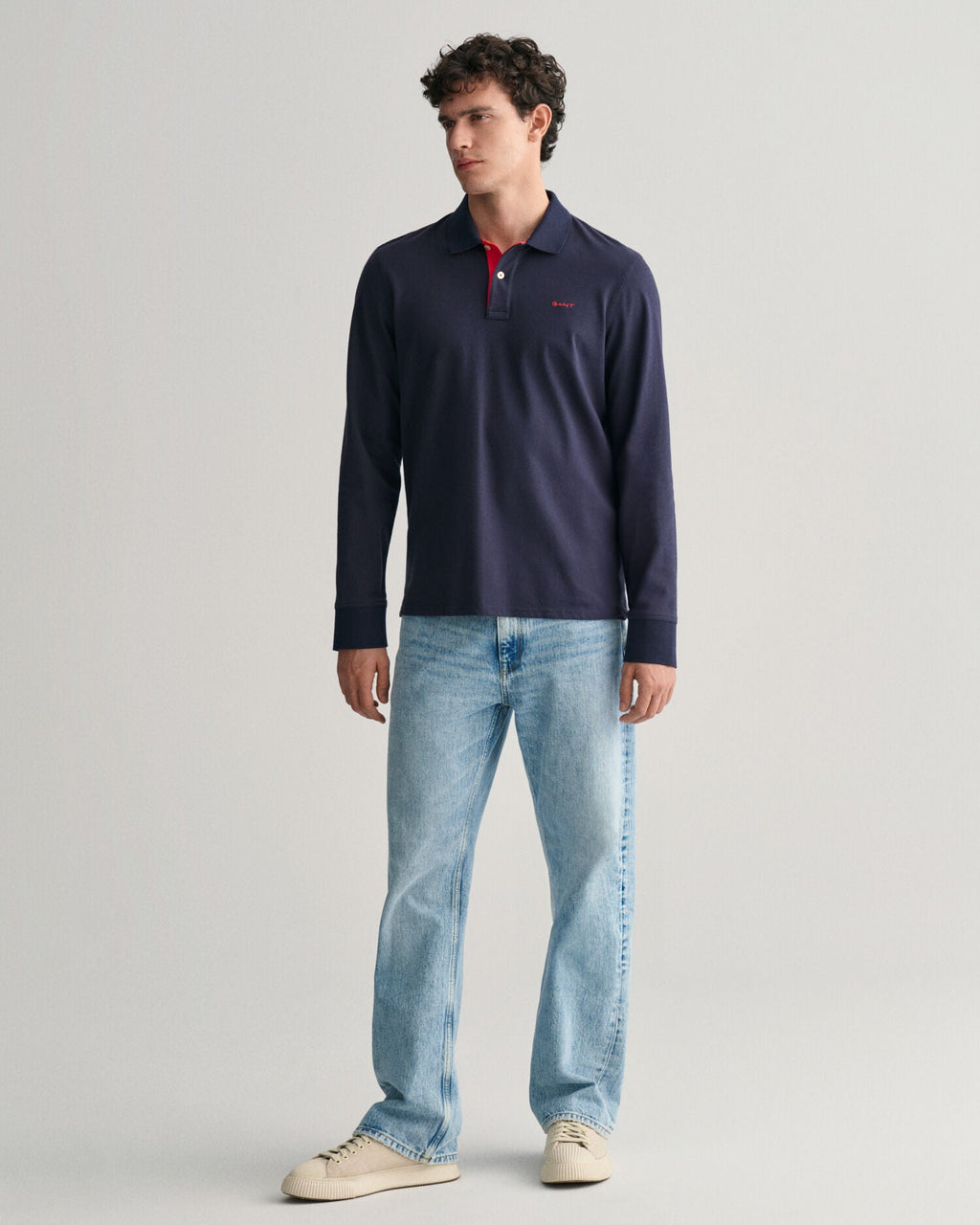 Contrast Pique Rugger