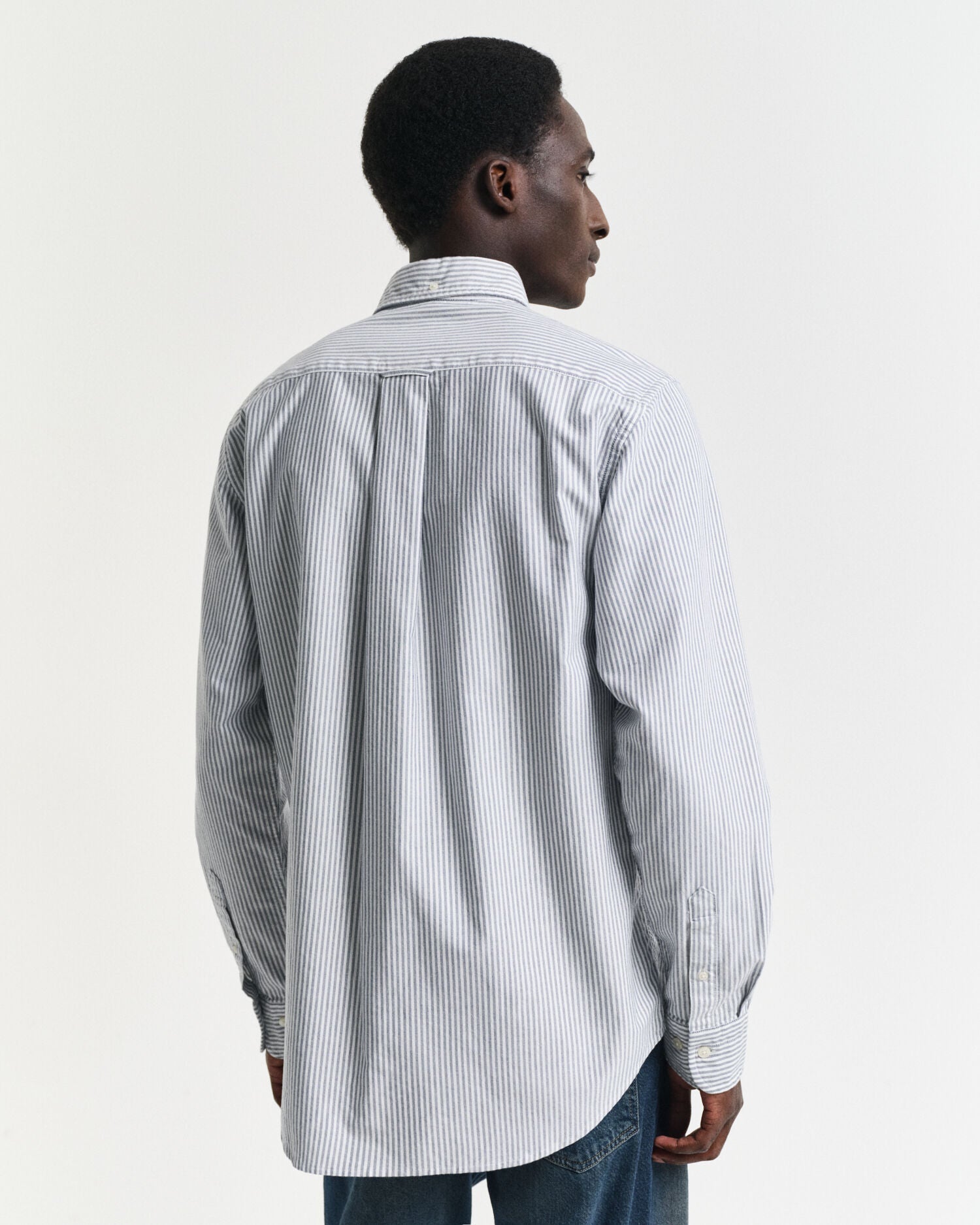 Regular Fit Banker Stripe Classic Oxford Shirt