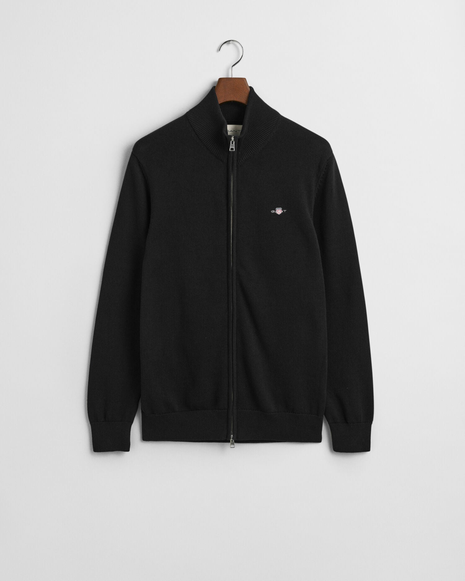 Casual Cotton Zip Cardigan