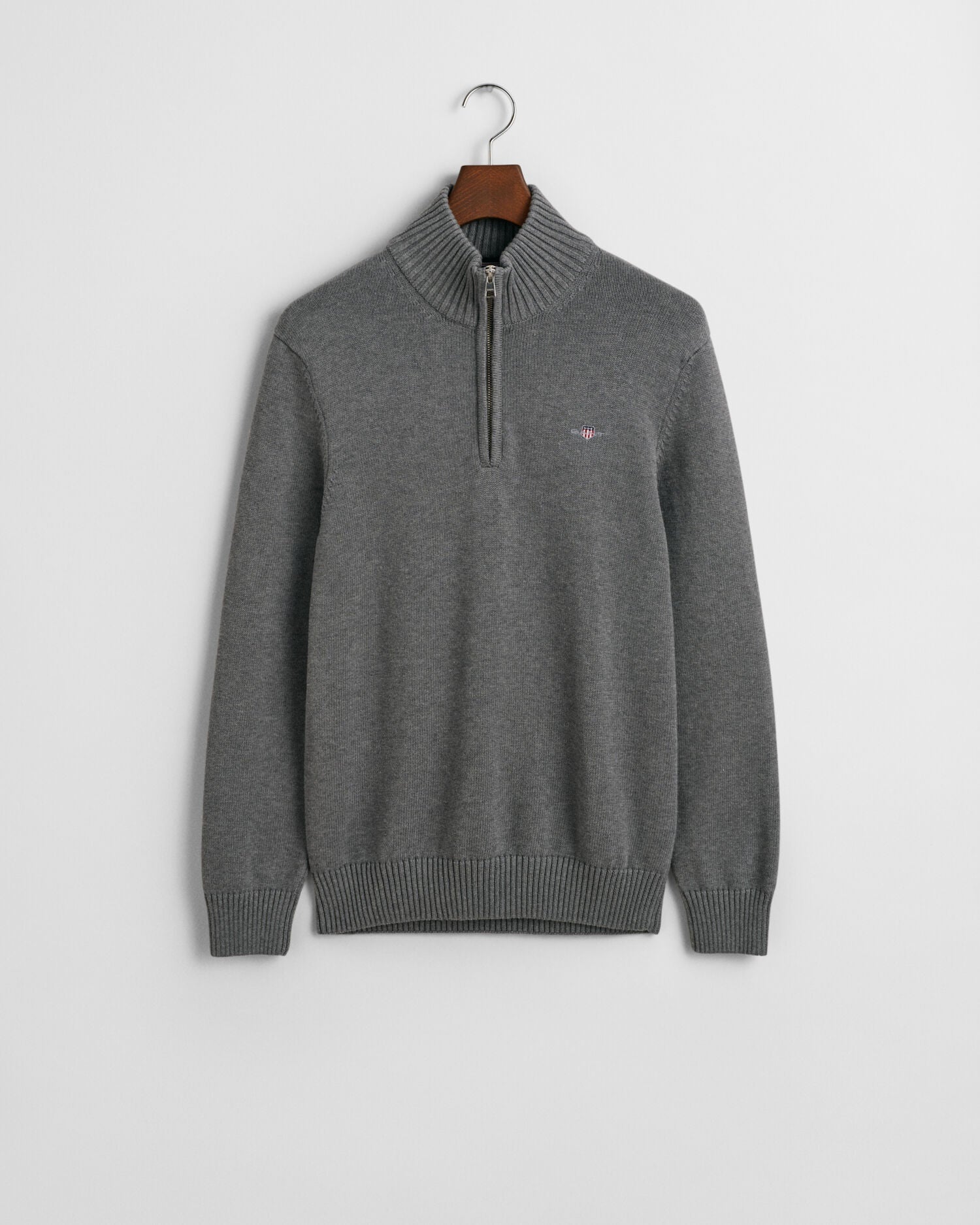 Casual Cotton Half-Zip Sweater