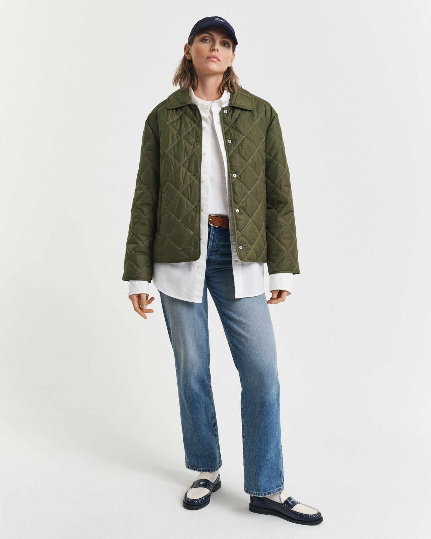 Collared Quilted Jacket