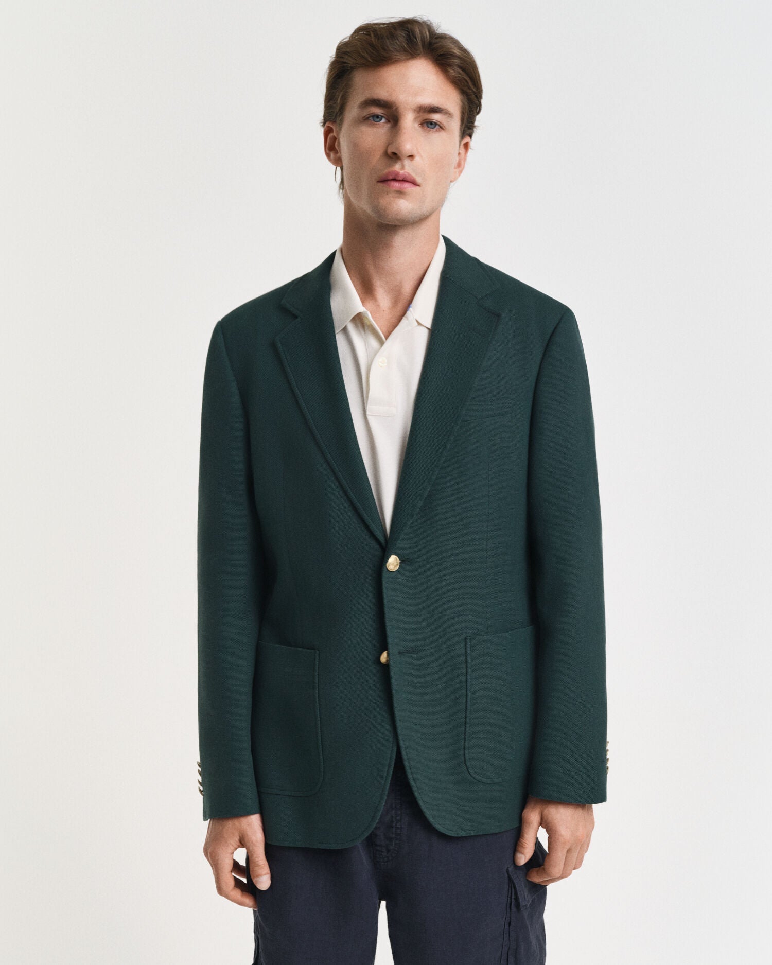 Slim Fit Cotton Club Blazer