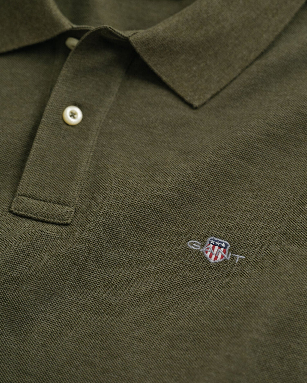 Regular Fit Shield Pique Polo Shirt