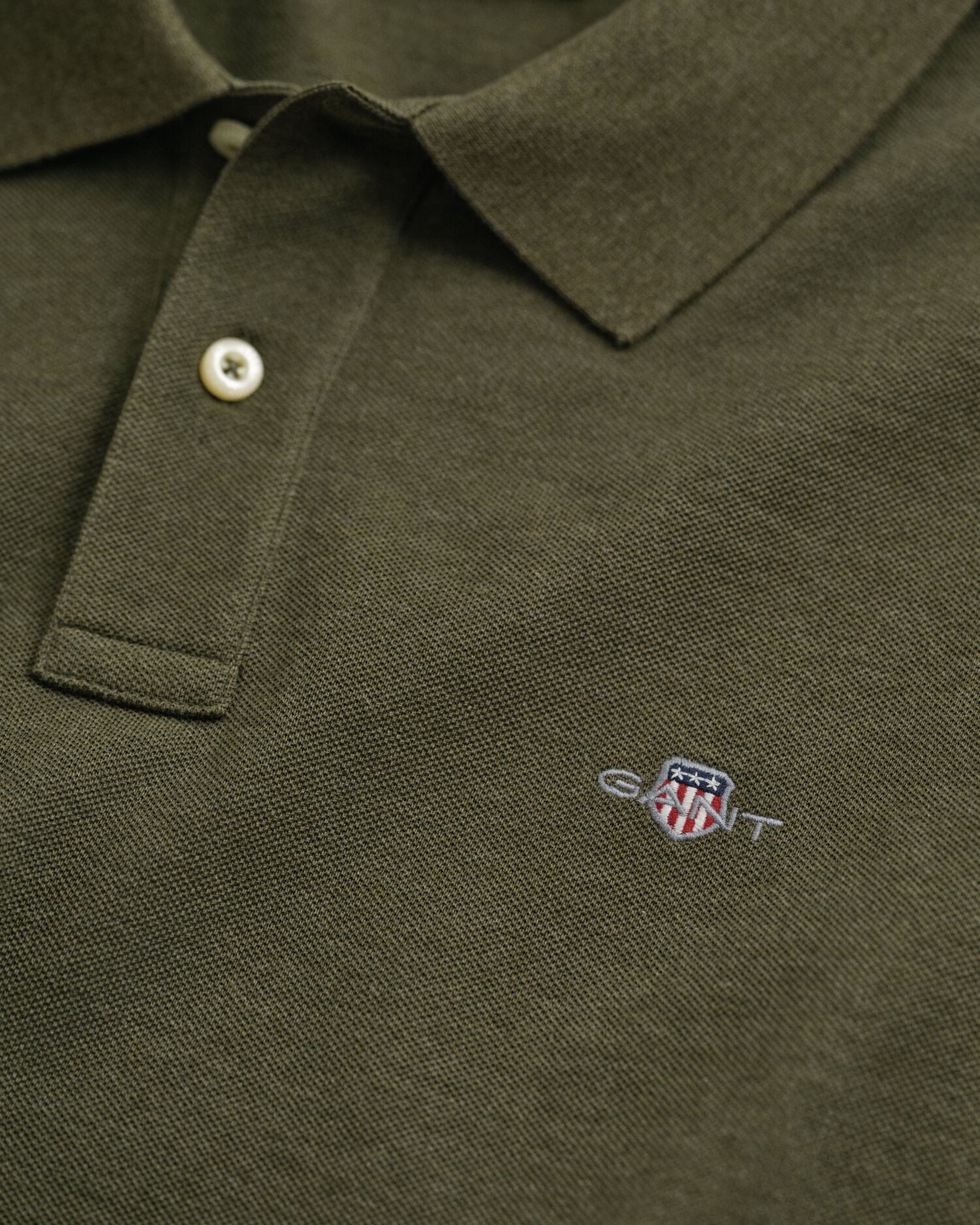 Regular Fit Shield Pique Polo Shirt