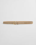 Pony Hair Leather Belt
