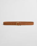Contrast Stitch Leather Belt