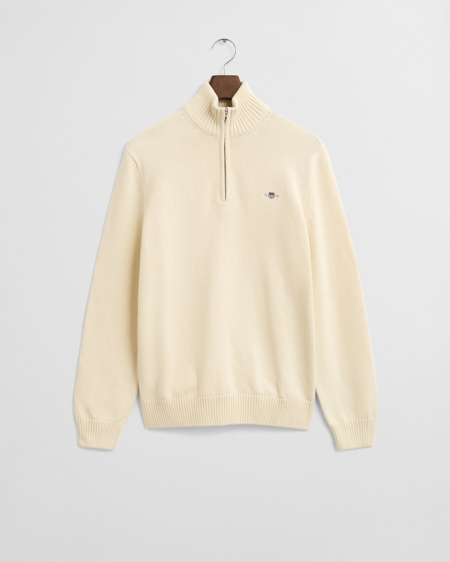 Casual Cotton Half-Zip Sweater
