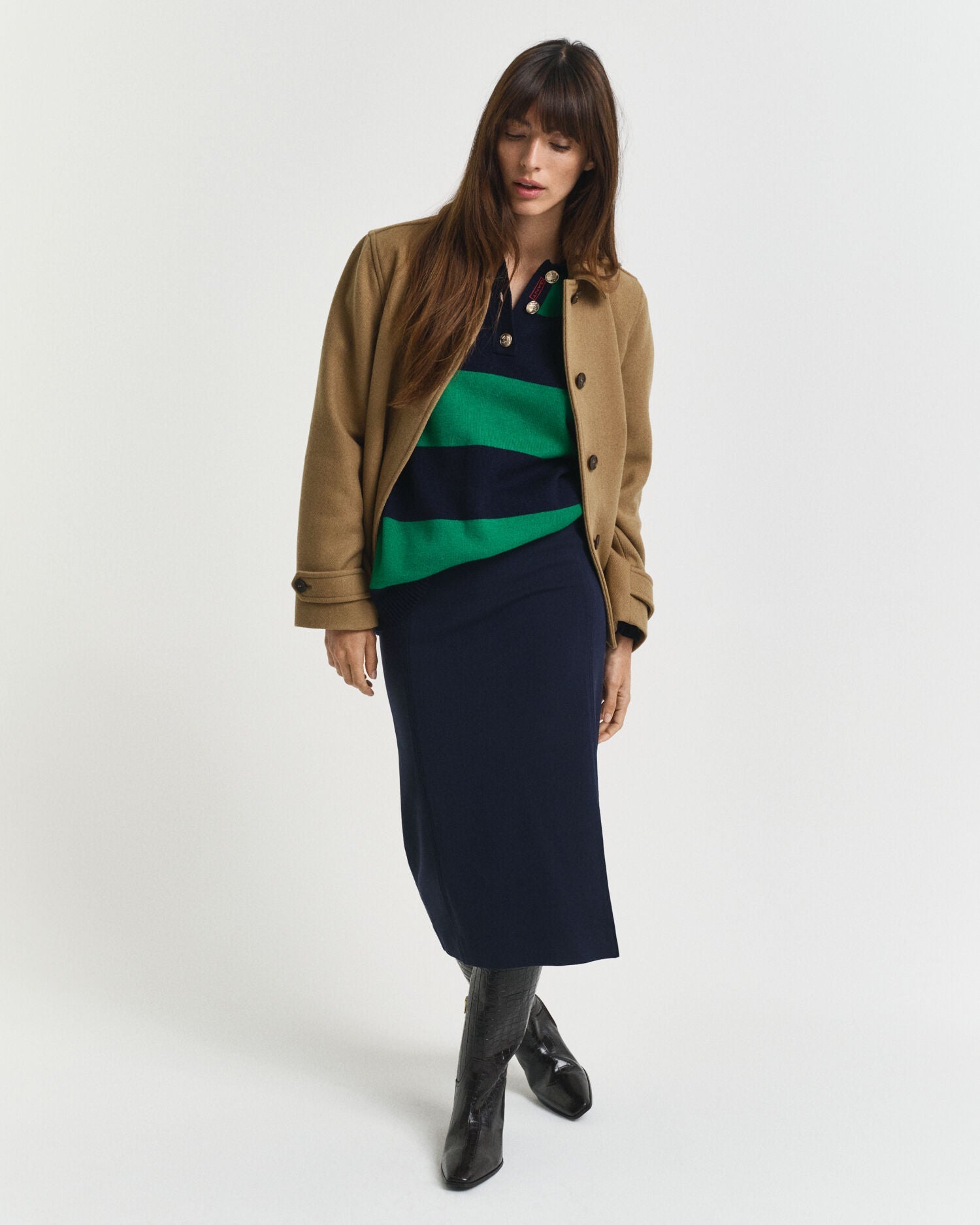 Jersey Pencil Skirt