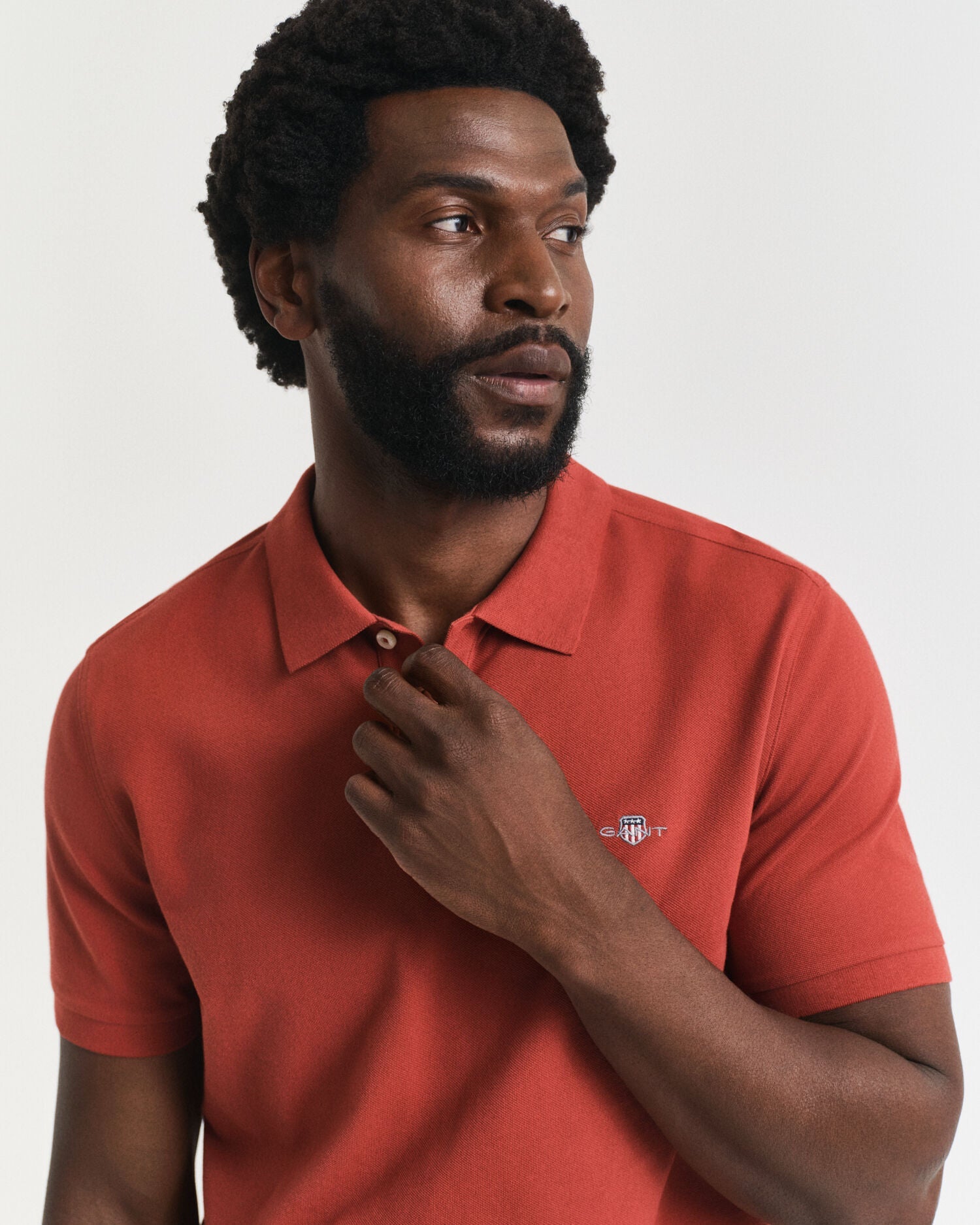 Regular Fit Shield Pique Polo Shirt