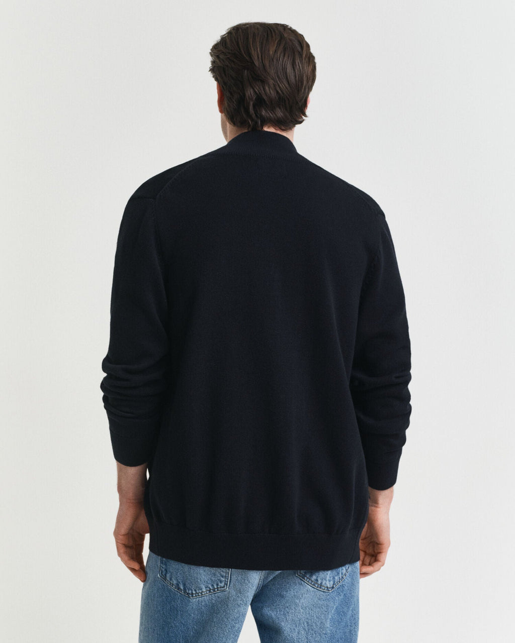Casual Cotton Zip Cardigan