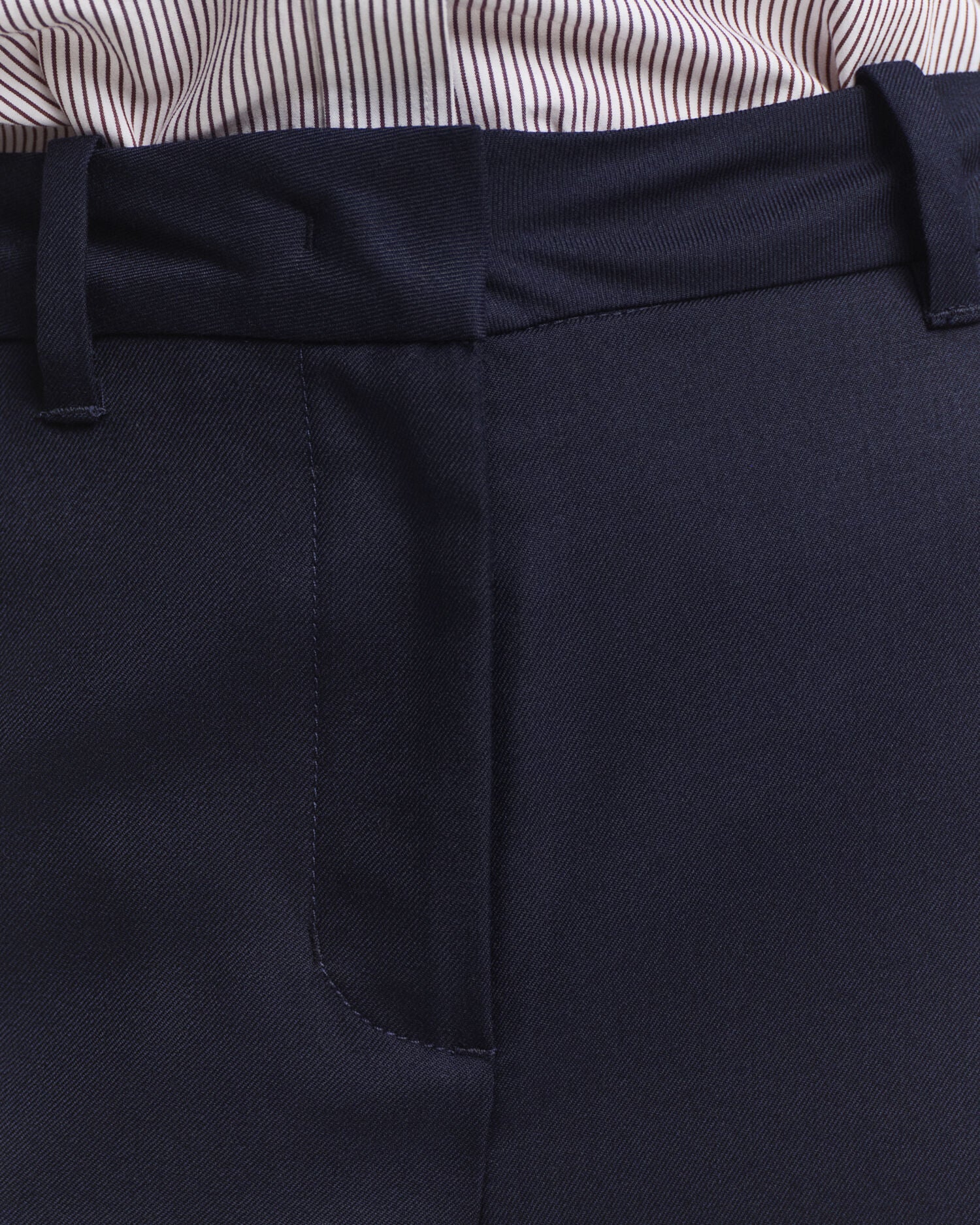 Tailored Wool Blend Pants